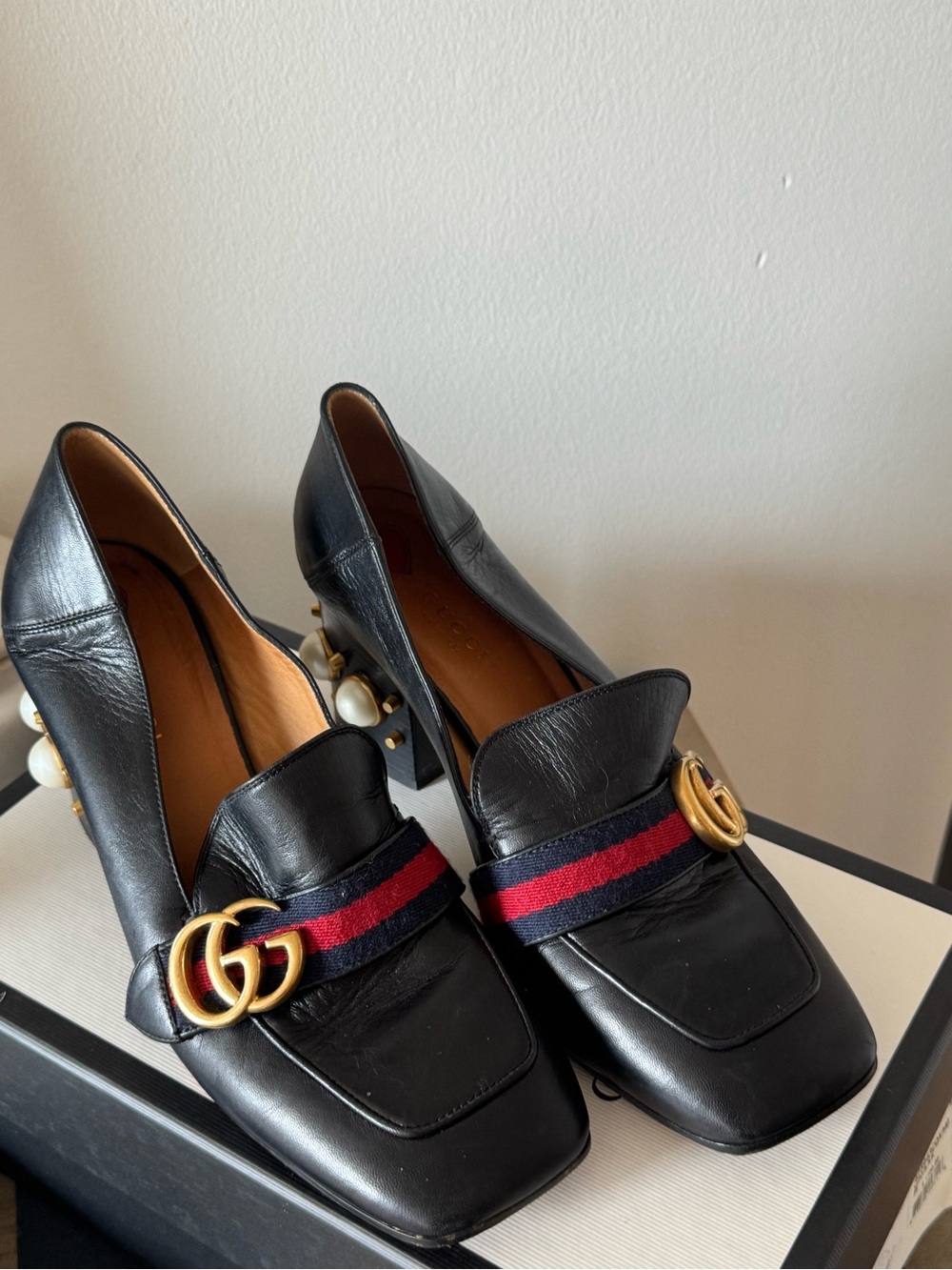 Gucci Black Leather Heels - Picture 2 of 12